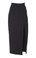 A.w.a.k.e. Slit Cotton Pencil Skirt