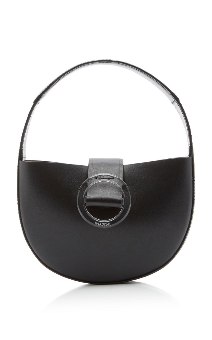 Imago-a Demi Lune Mini Leather Top Handle Bag