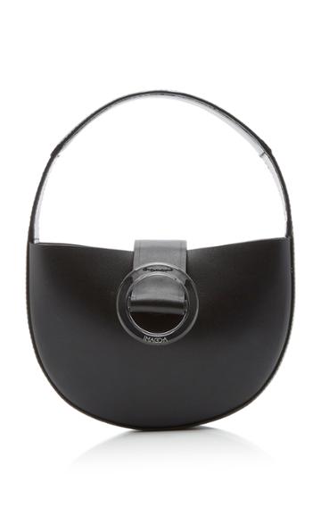 Imago-a Demi Lune Mini Leather Top Handle Bag