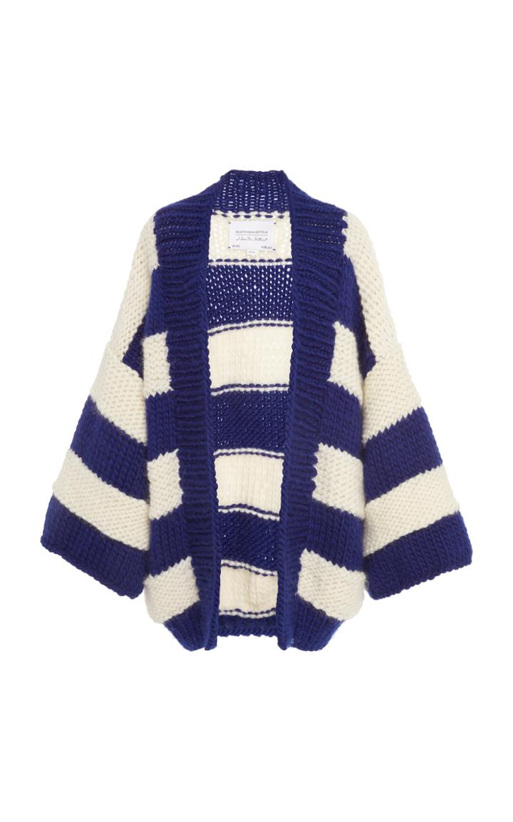 I Love Mr. Mittens Striped Wool Cardigan