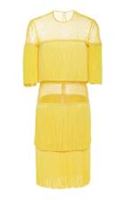 Naeem Khan Fringed Mini Dress