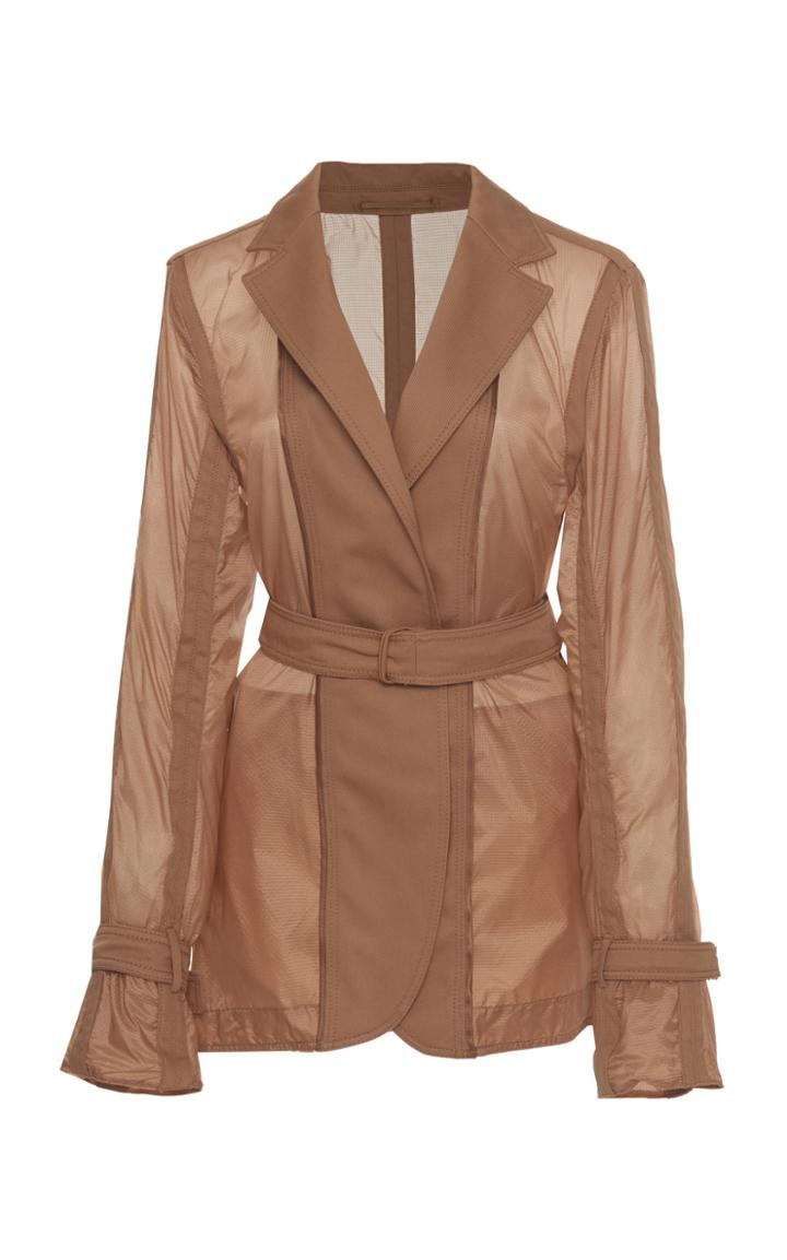 Sportmax Volto Wrap Belted Crepe Jacket