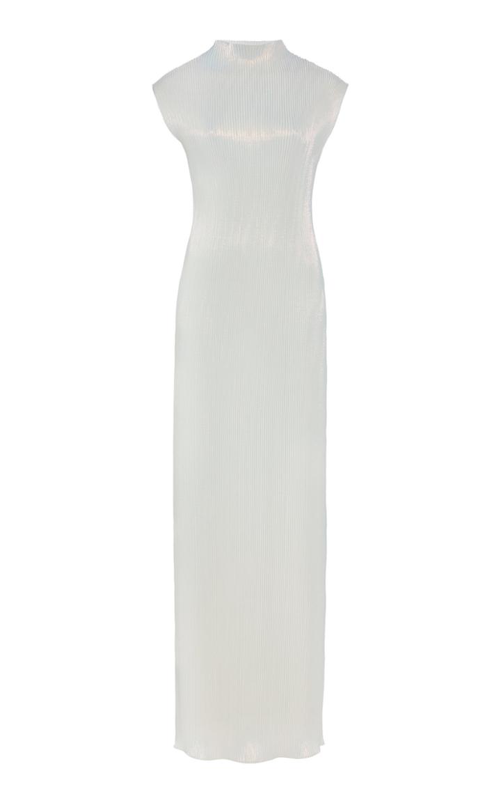Moda Operandi Helmut Lang Pliss Column Maxi Dress Size: 0