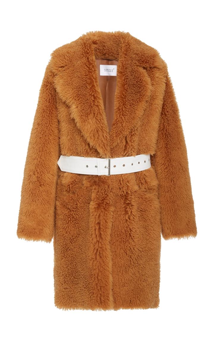 Common Leisure Dream Spring Belted Wool Coat