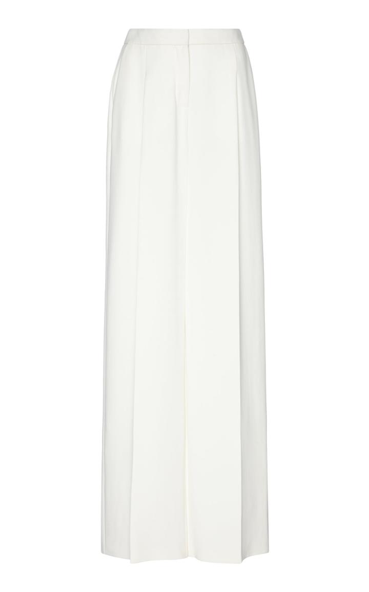 Moda Operandi Zuhair Murad High-rise Crepe Straight-leg Trousers Size: 36