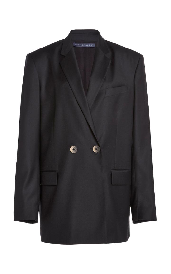 Moda Operandi Zeynep Aray Gem Wool Blazer