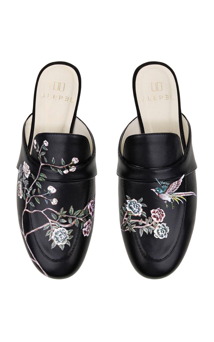 Alepel M'o Exclusive: Blue Bird Mule