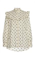 Moda Operandi Matin Long Sleeve Ruffle Detail Shirt