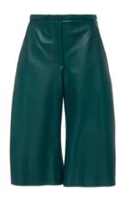 Khaite Charlie Leather Long Shorts