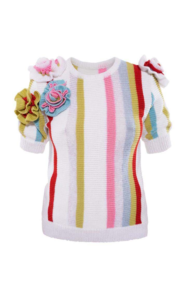 Anna October Striped Knit Sweater