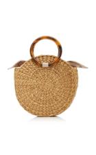 Poolside M'o Exclusive Maxine Tote With Tortoise Handle