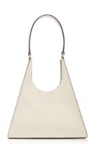 Staud Roy Croc-effect Leather Bag