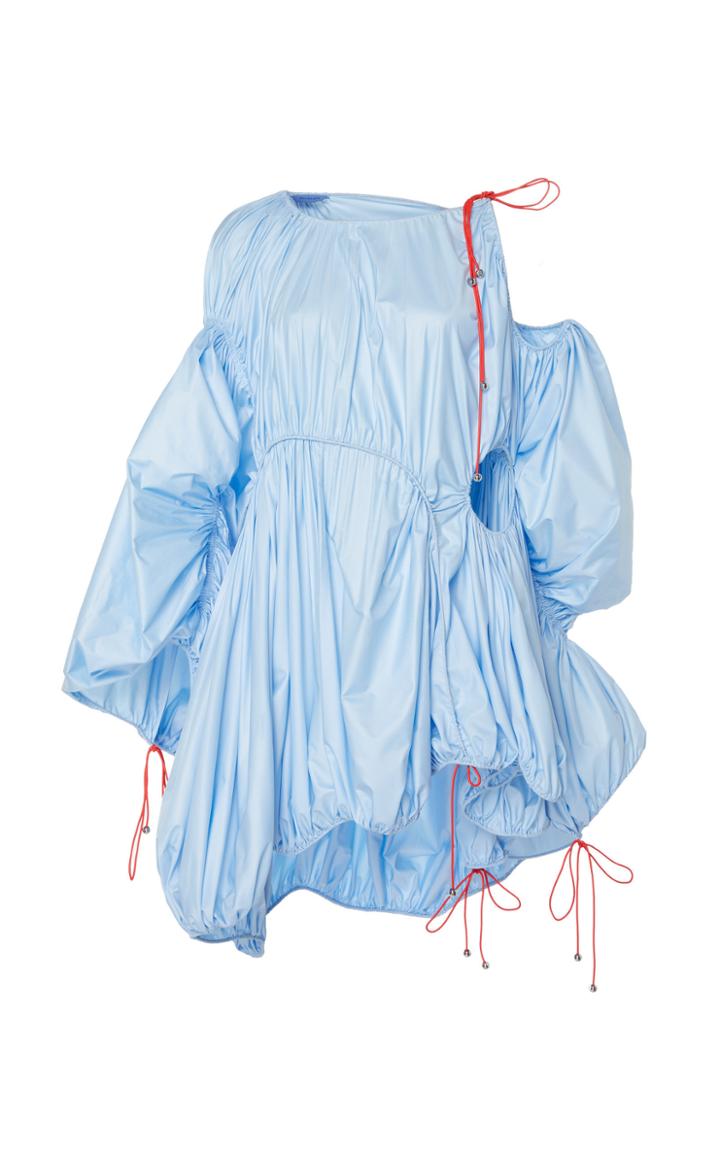 Mugler Mini Taffeta Parachute Dress