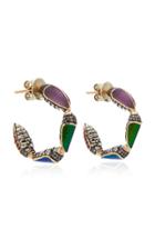 Bibi Van Der Velden Scarab Hoop Earrings