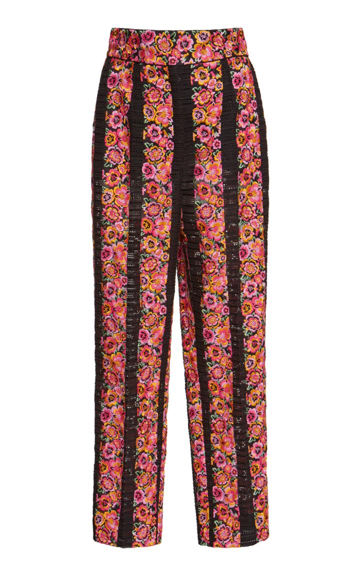 Dolce & Gabbana Floral Jacquard Trousers