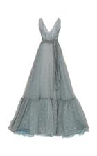 Luisa Beccaria Cotton-blend Organdy Ball Gown