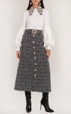 Moda Operandi Andrew Gn Boucle Knit Maxi Skirt