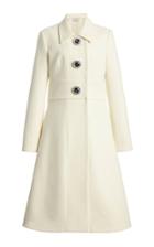 Moda Operandi Christopher Kane Double-faced Wool Fitted Coat