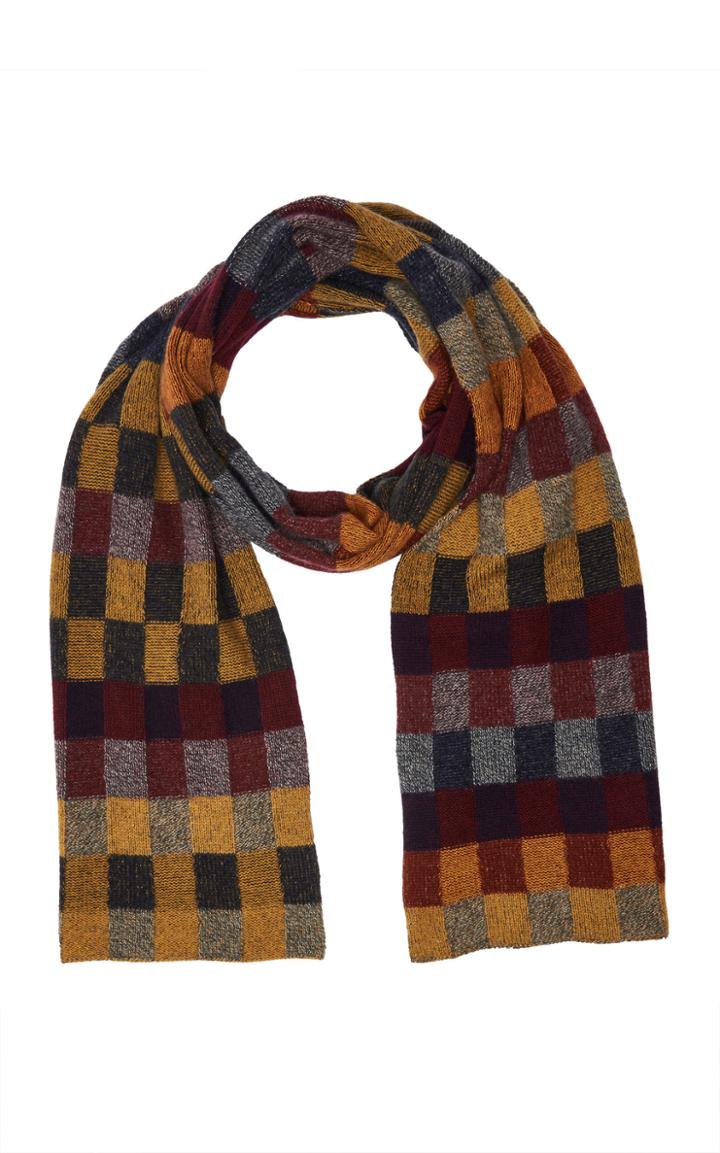 The Elder Statesman Gee's Plaid Long Scarf