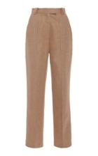 Acler Belvue High-waist Linen-blend Pants Size: 2