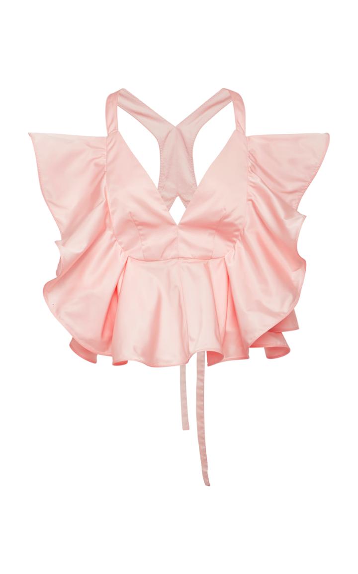 Rosie Assoulin The 405 Ruffled Satin Top