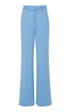 Adam Lippes Pintuck Double Face Wool Trousers