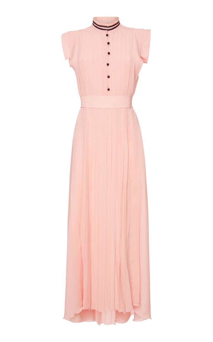 Philosophy Di Lorenzo Serafini Georgette Pleated Midi Dress