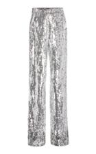 Moda Operandi Oscar De La Renta High-rise Sequin Straight-leg Pants