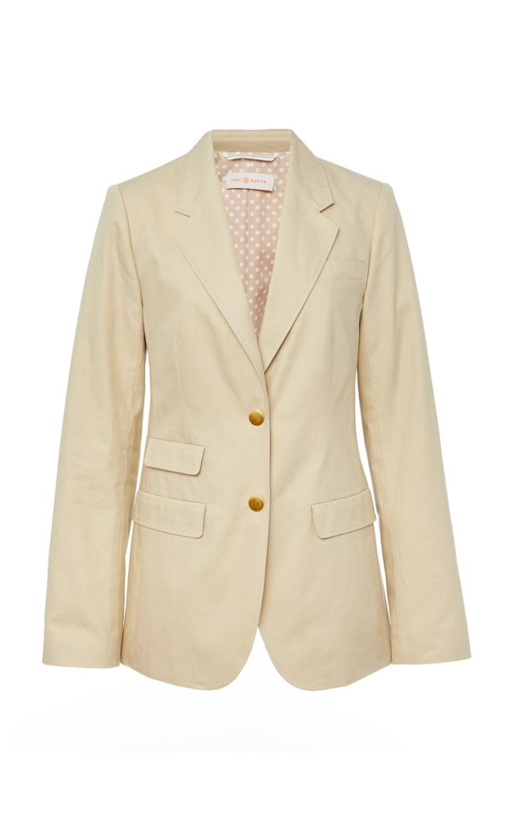 Tory Burch Cotton Chino Blazer