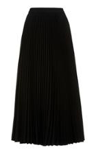 Moda Operandi Michael Kors Collection Pleated Wool-serge Flared Skirt