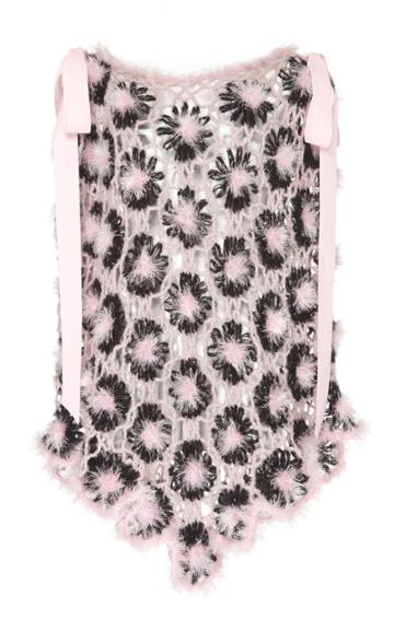 Ryan Lo Hand Crochet Flower Cape