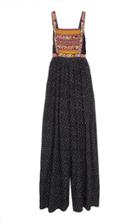 Ulla Johnson Razi Embroidered Linen-cotton Jumpsuit
