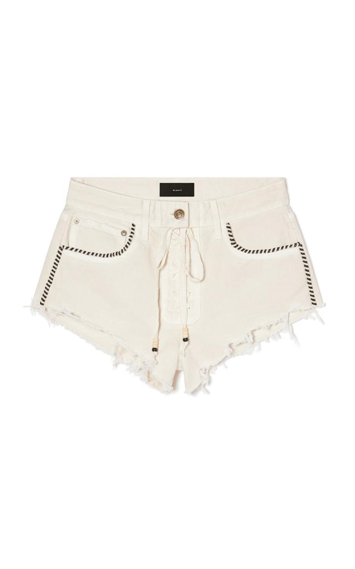 Moda Operandi Alanui Saguaro Wash Denim Shorts