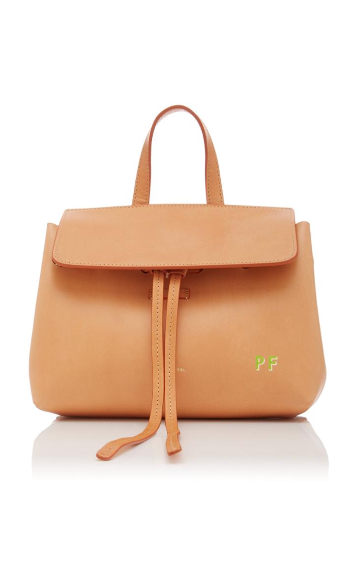 Moda Operandi Mansur Gavriel Monogrammable Vegetable Tanned Mini Mini Lady Bag