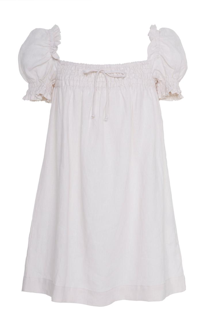Faithfull The Brand Cherie Linen Mini Dress
