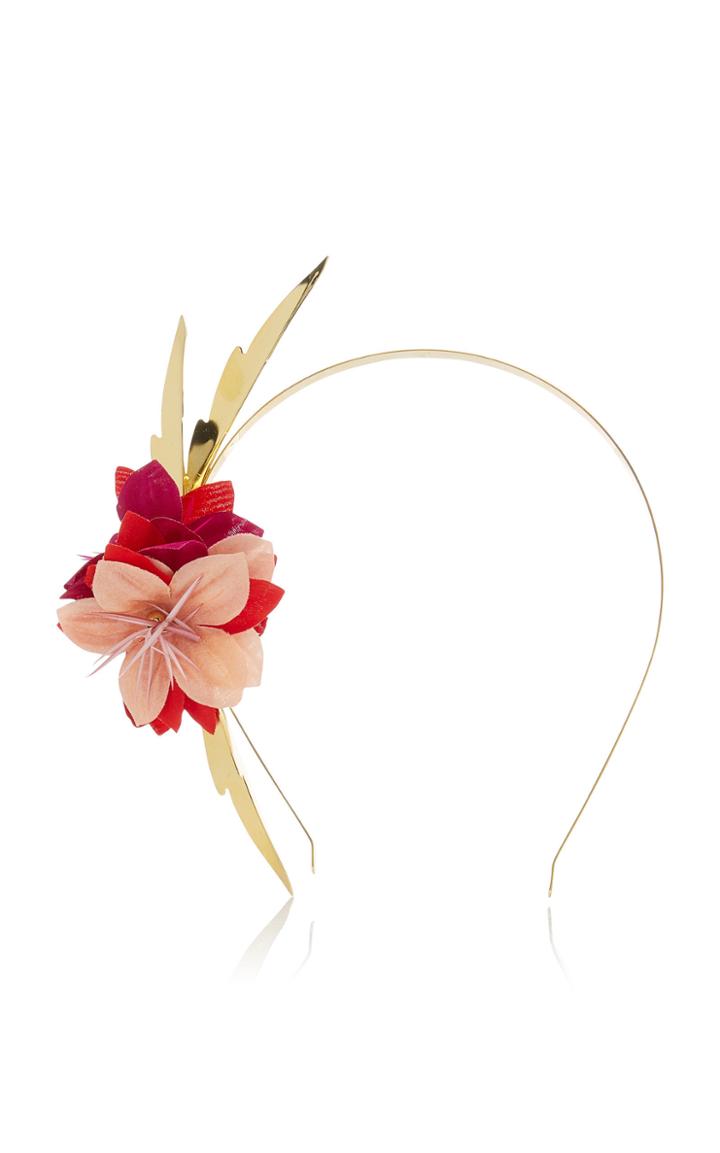 Gigi Burris Moana 14k Gold-plated Floral Headband