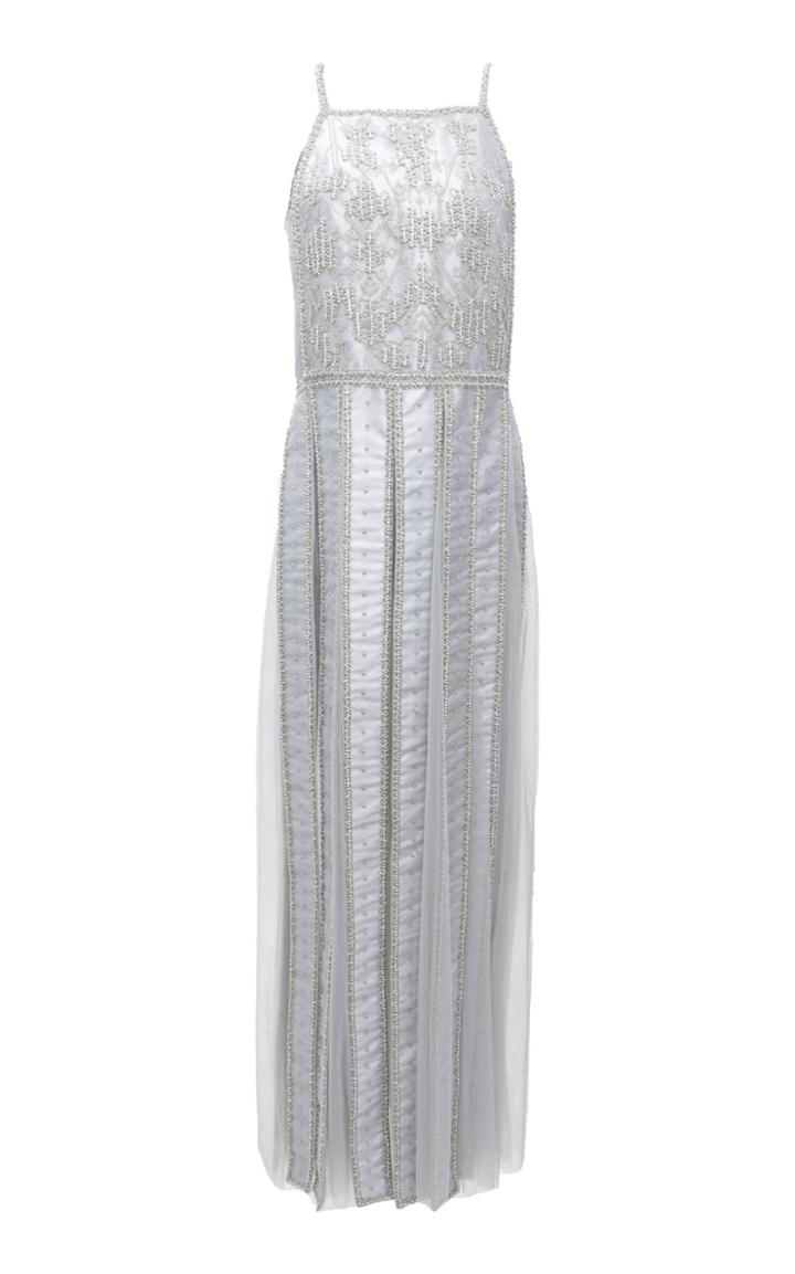 Saptodjojokartiko Coastal Paneled Embellished Dress