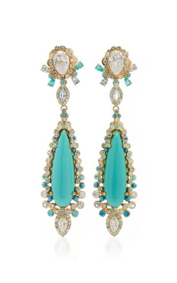 Anabela Chan Turquoise Tigerlilly Earrings