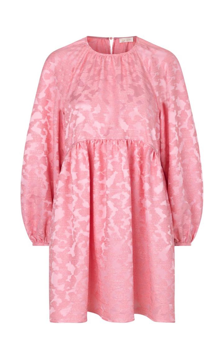 Moda Operandi Stine Goya Kelly Puff-sleeve Jacquard Mini Dress