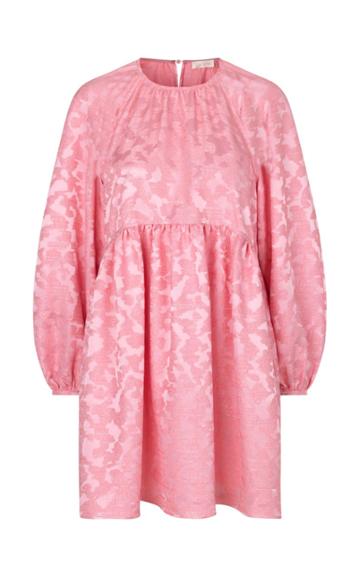 Moda Operandi Stine Goya Kelly Puff-sleeve Jacquard Mini Dress