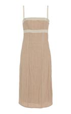 Brock Collection Linen-blend Midi Dress