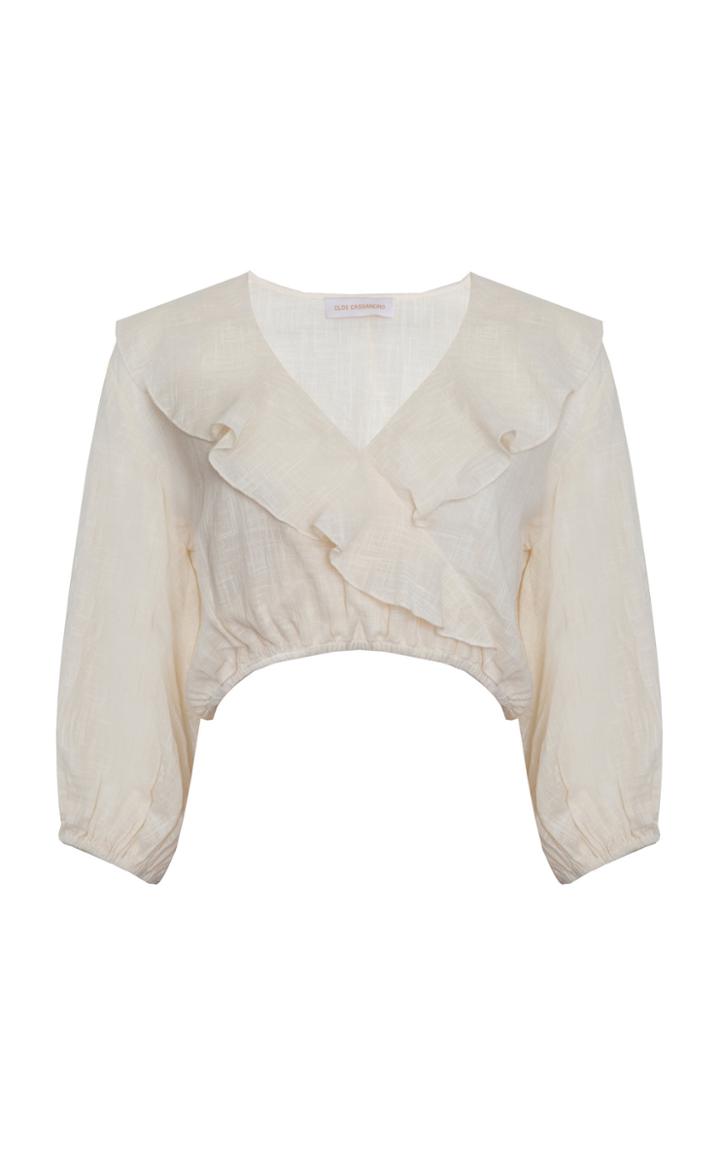 Moda Operandi Cloe Cassandro Sapphire Top Size: Xs
