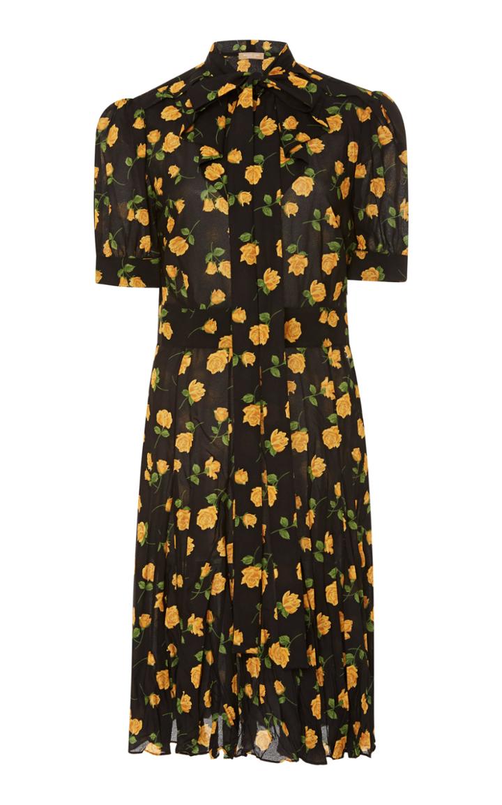 Michael Kors Collection Tie Neck Dress