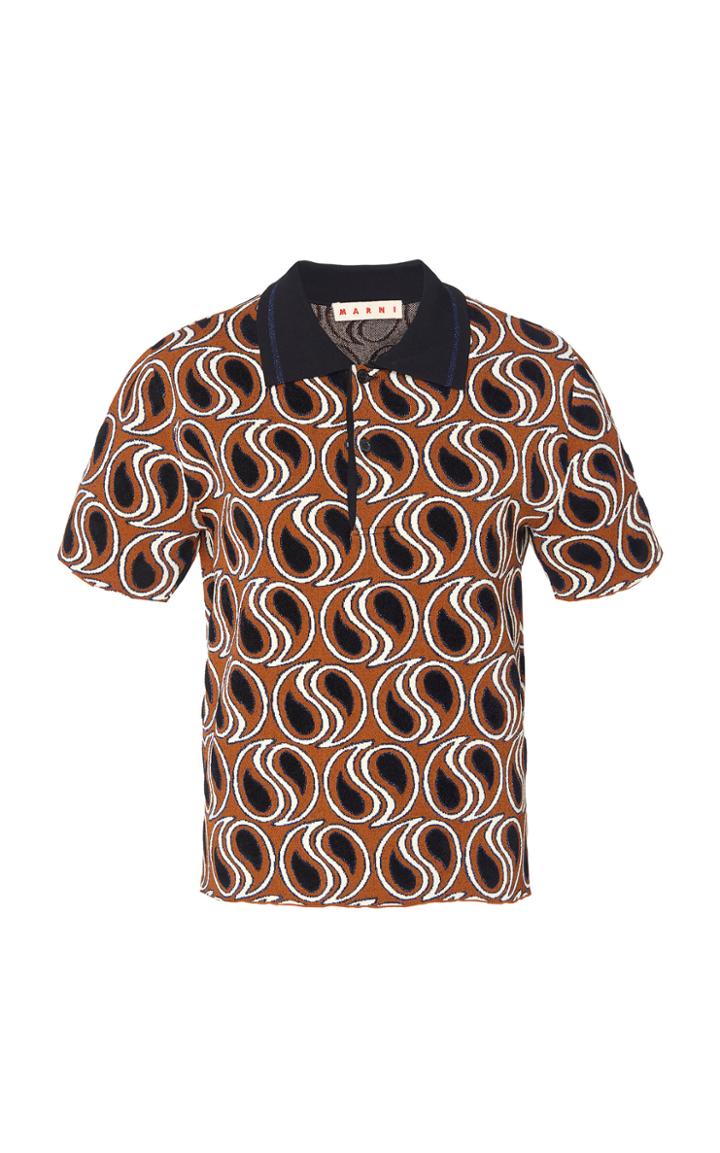 Marni Short Sleeve Knit Polo
