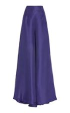 Rebecca De Ravenel Silk Wide-leg Pants