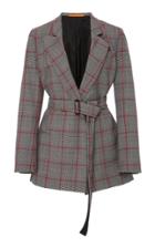 Smarteez Belted Check Blazer