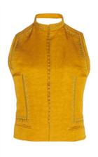 Haider Ackermann Embroidered Linen-blend Waistcoat