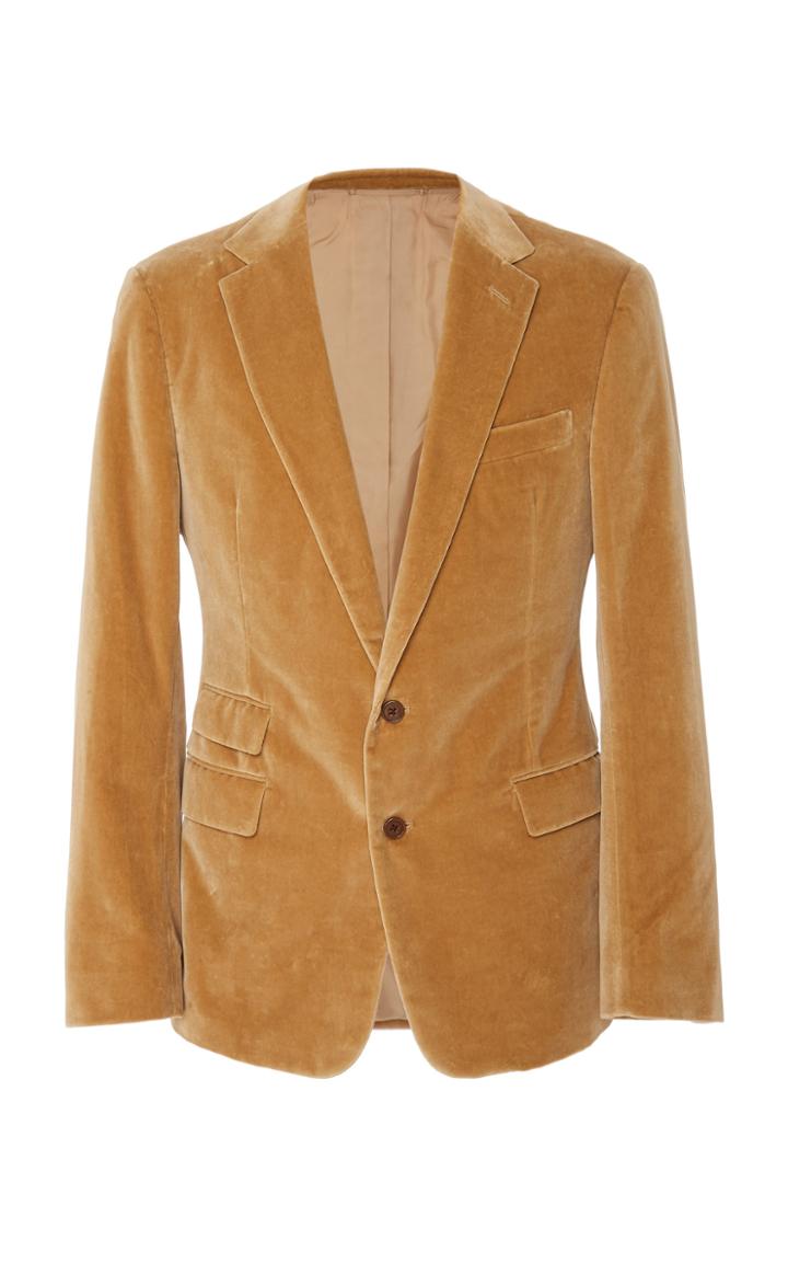 Ralph Lauren Kent 2 Button Velvet Blazer