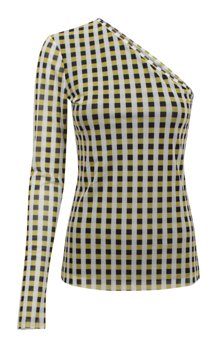 Moda Operandi Baum Und Pferdgarten Jamaica One Sleeve Printed Top Size: Xs