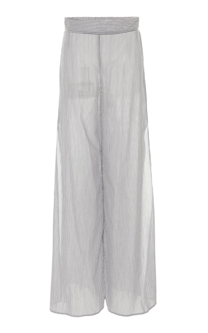 Moda Operandi White Story Nanna Cotton Wide-leg Pants